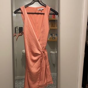 Pink Wrap Dress